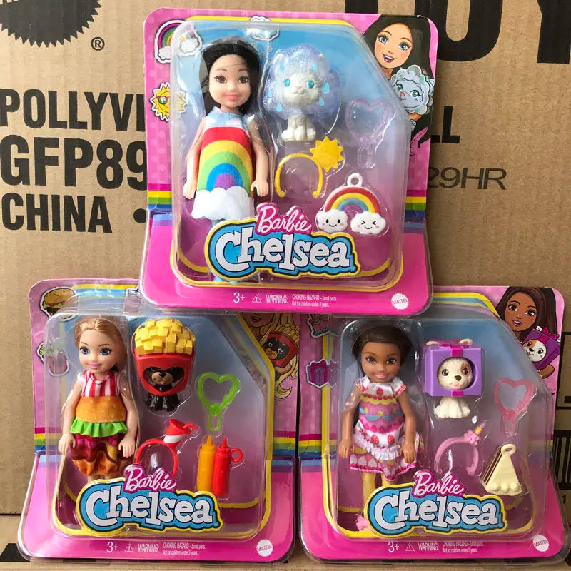 Barbie Club Chelsea Fashion Dress Up Doll Changeable Outfit Role Play Collectible Toy Ghv69 Designed For Adult Collection