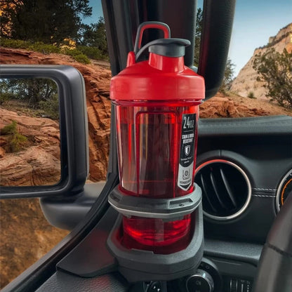 For Jeep Wrangler JL JLU 4XE 2018-2025 Gladiator JT ABS Door Cup Holder Left & Right Side Cup Holder Accessories