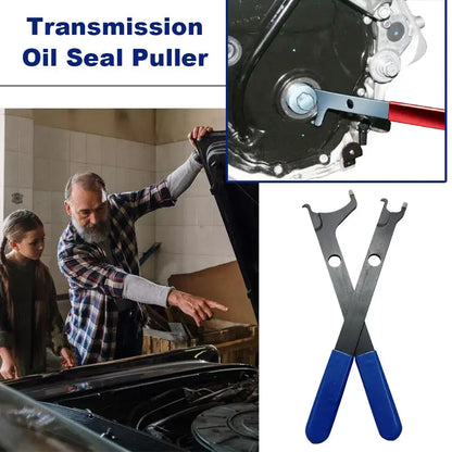 2pcs Transmission Oil Seal Puller Seal Removal Puller Hook Tool Auto Repair Anti Leaks Accessories For Cars SUV Light Trucks