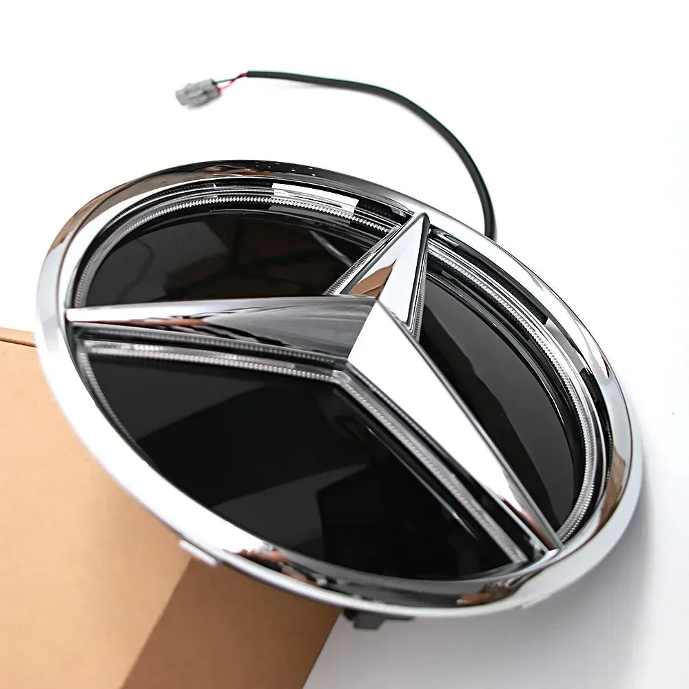 Front Grille LED Star Emblem Light Badge For Mercedes Benz GLC GLE GLS-Class 2016-2019