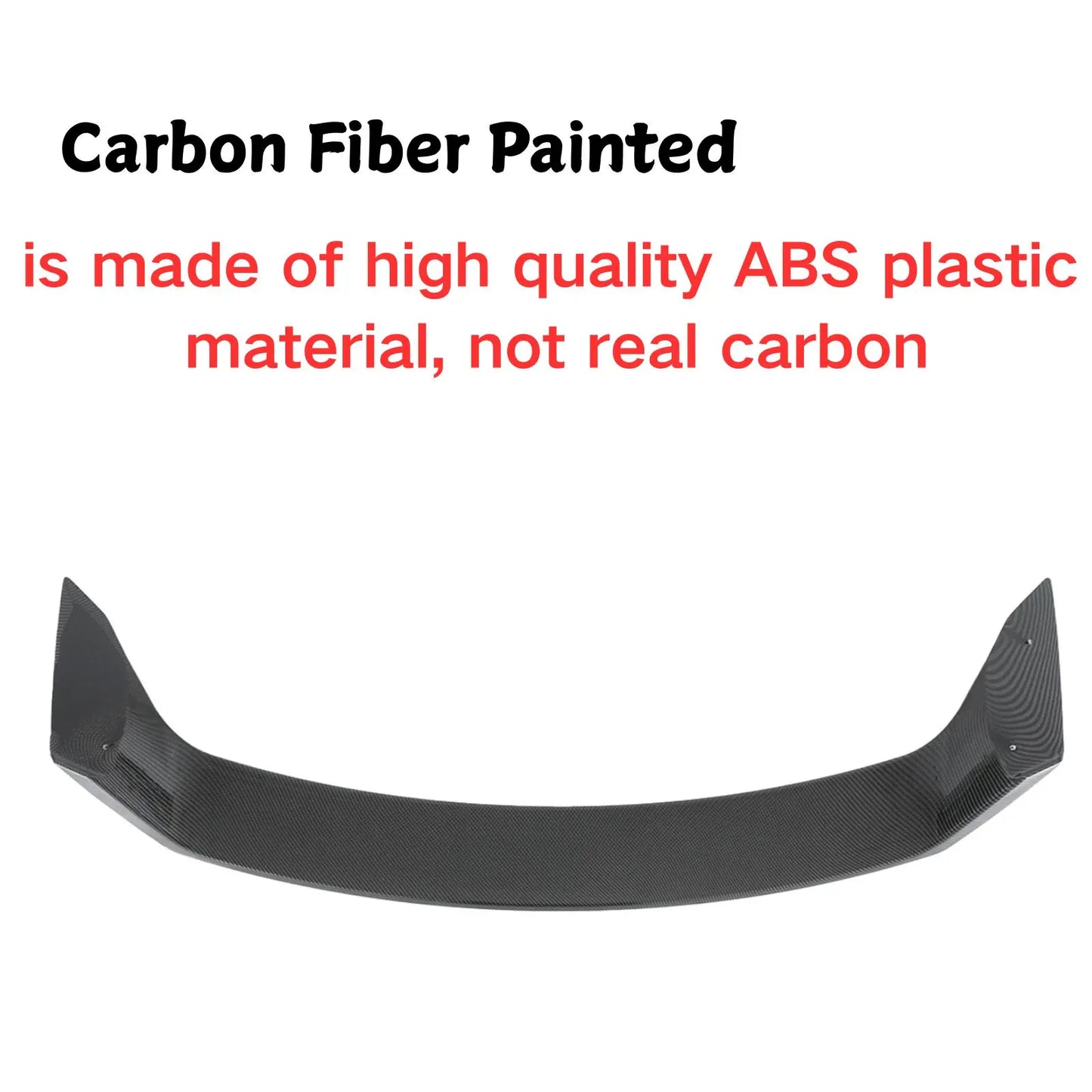Rear Roof Spoiler For KIA Stinger 2018-2025 Scorpion GT Style Glossy Black Car Accessories Body Kit Plastic Carbon Fiber Painted