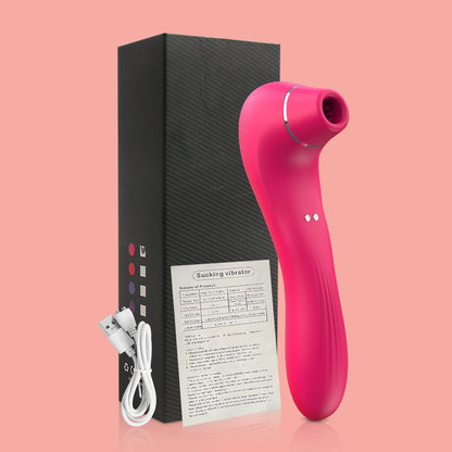 Powerful Clitoris Sucking Vibrator for Women Nipple Oral Vacuum Stimulator Massager Dildo Female Masturbator Sex Toys for Adult