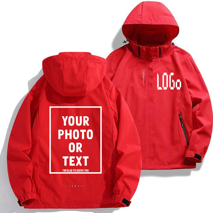 2025 New Fashion Jacket - Your Own Design Brand Logo/Customized Images Everywhere - DIY Thin Sunscreen Jacket for Men and Women