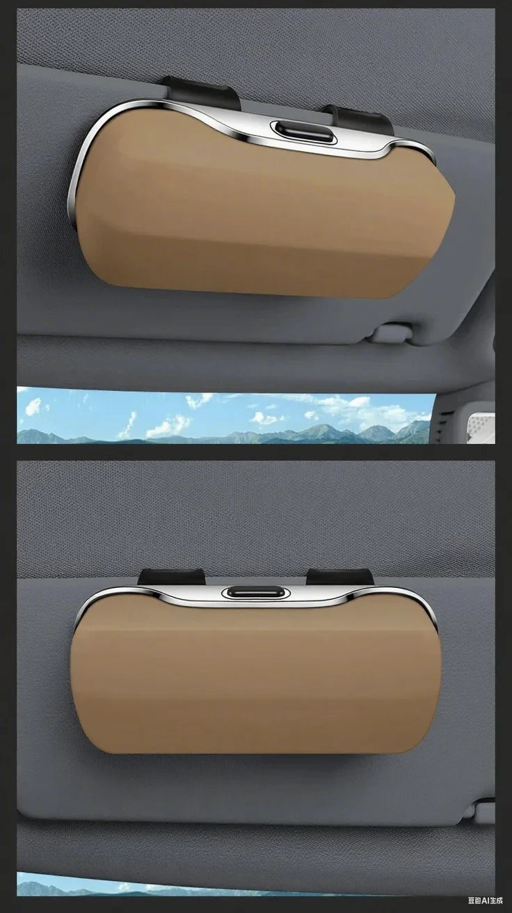 For Volvo XC40 XC60 XC70 XC90 S40 S60 S90 V40 V50 V60 V90 Car Visor Sunglasses Glasses Case Glasses Holder Clip Box Accessories