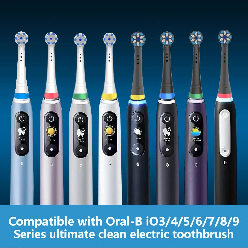 Toothbrush Head Compatible with OB iO Brush Heads Electric Toothbrush Replacement Heads for IO 3/4/5/6/7/8/9/10,4 Pack