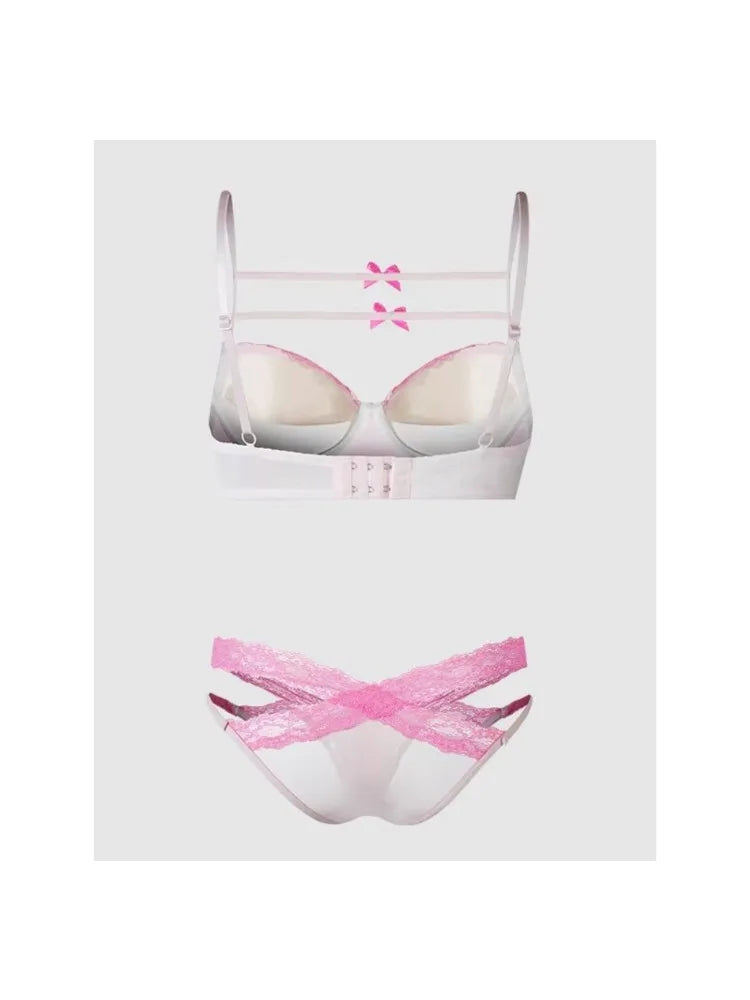 YEMOMO Teen Girls Lace Bralette Push Up Bra Non Padded But Gathering Small Bust Sexy Lingerie Anti Sagging Comfortable 2026 Hot