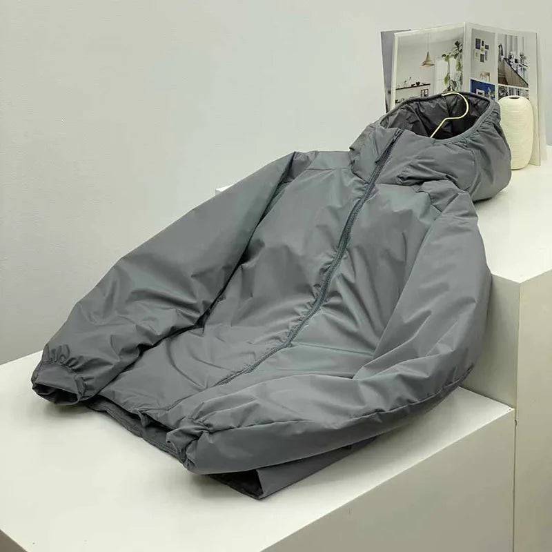 2026 Outdoor, Hiking, Camping, Fishing, Mountain Climbing, Traveling, Three-proof Fabric Warm Hooded Warm Cotton-padded Jacket