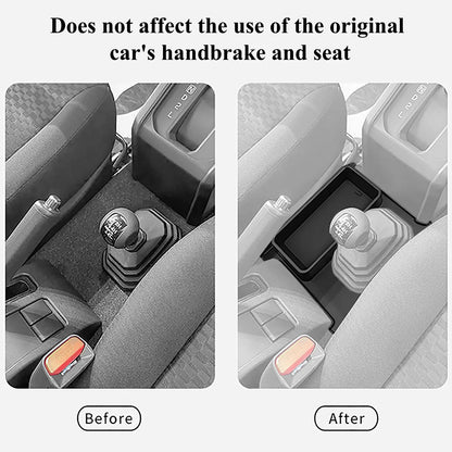Car Gear Shift Storage Box Center Console Organizer Tray Phone Cup Holder for Suzuki Jimny 2024 2025 AT Model Interior Accessory