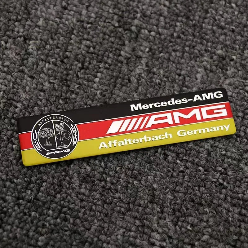 80x30mm car metal AMG badge sticker for Mercedes-Benz W203 W204 W205 W210 W211 W212 W463 W464 W164 W176 CLA CLS GLA decorate