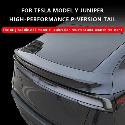 For Tesla Model Y Juniper Performance 2025 2026 ABS Carbon Fiber Spoiler, ABS Rear Trunk Wing,  Exterior Styling Car Accessories