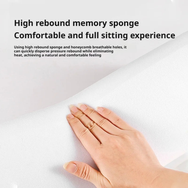 SEAMETAL Universal Car Seat Cushion Memory Foam Auto Seat Cover Leg Support Extender Thicken Pad Mat for Car Accessories