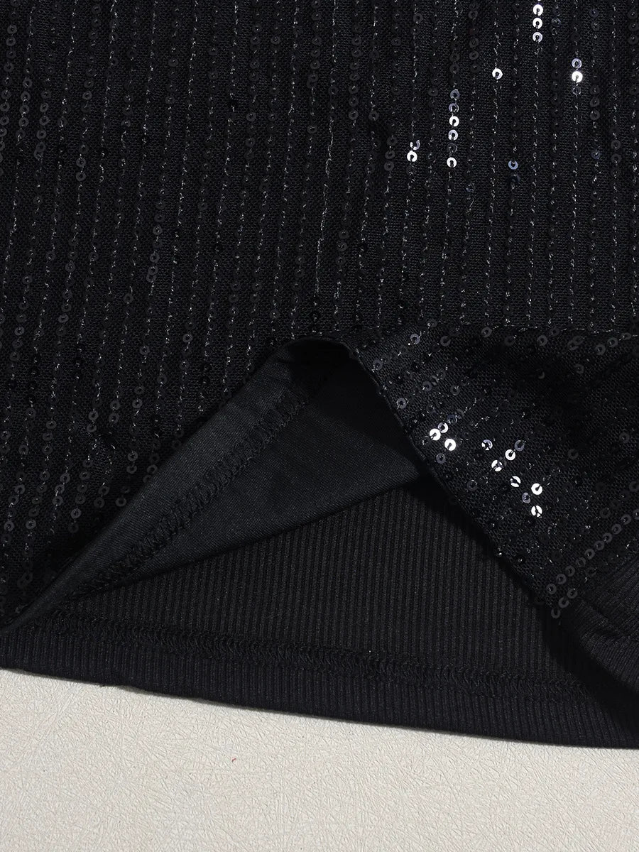 Women Sparkly Tank Top Sleeveless Round Neck Glitter Crop Top Y2K Party Club Summer Casual Streetwear for Ladies Daily Wear