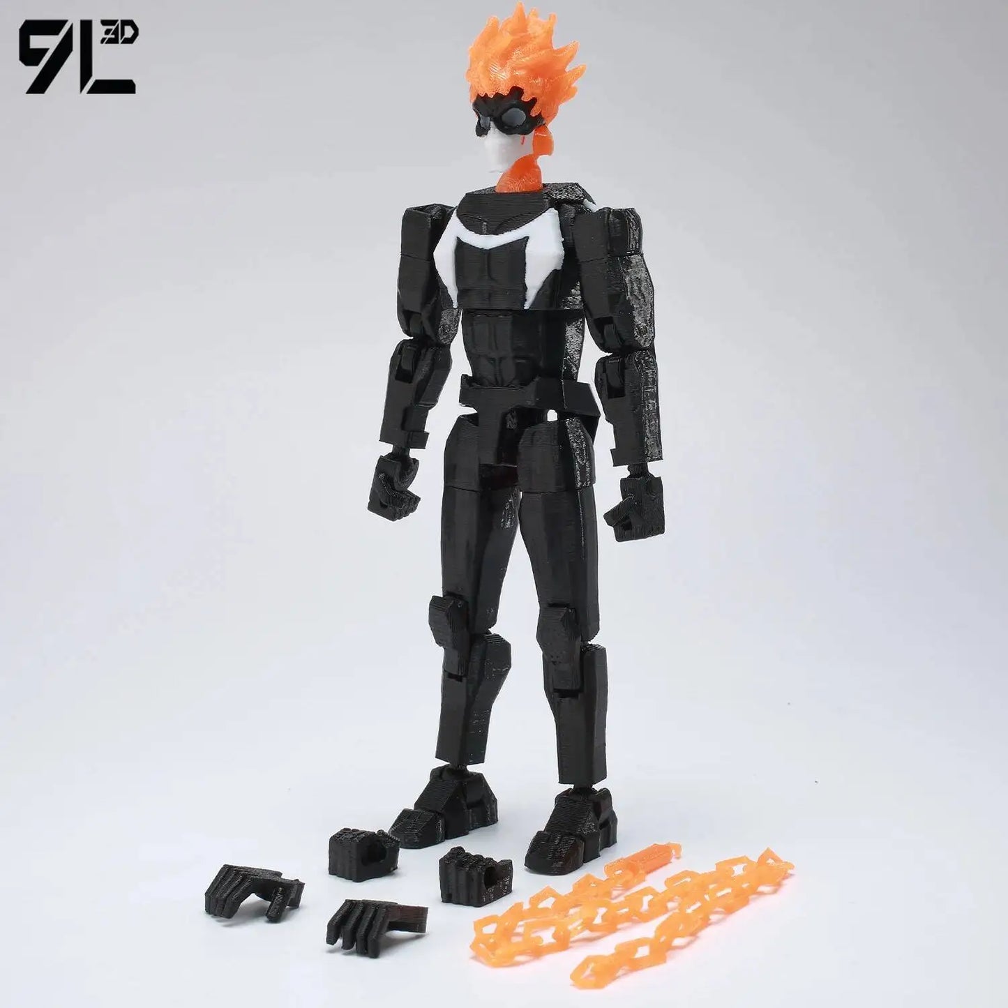 9L3D Printed Invincible Tech Jacket Toys Action Figures Titan13 T13 Dummy 13 Superheroes Multi-Jointed Movable Shapeshift Toys