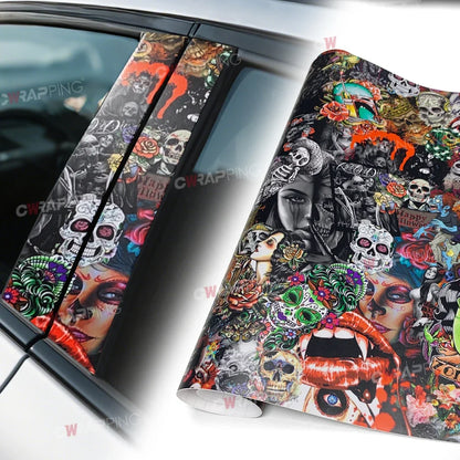 Wrap Vinyl Car Stickers Waterproof Camouflage Printed Self-adhesive Film Car Body Films Tuning Auto Accessories Motorcycles