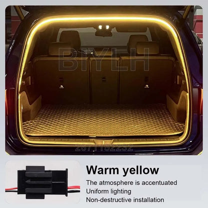 Car LED Atmosphere Light For Mercedes-Benz GLB Trunk Light Customized Tail Box Brightening Light Auto Interior Accessories