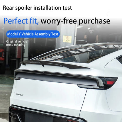 For New Tesla Model Y Juniper 2025+ Dedicated Tail Wing Upgrade And Modification High-performance Sports Non Perforated Spoiler