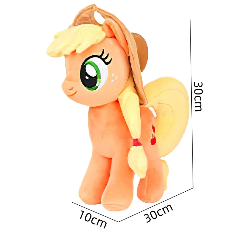Original My Little Pony Plush Toys Applejack Rainbow Dash Twilight Sparkle Pinkie Pie Rarity Fluttershy Stuffed Doll Kid Gift