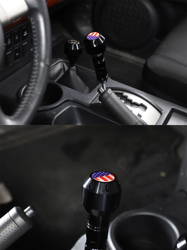 For Toyota FJ Cruiser 2007-2021 Car Gear Grip Head Shift Knob Modification Aluminum alloy interior Accessories