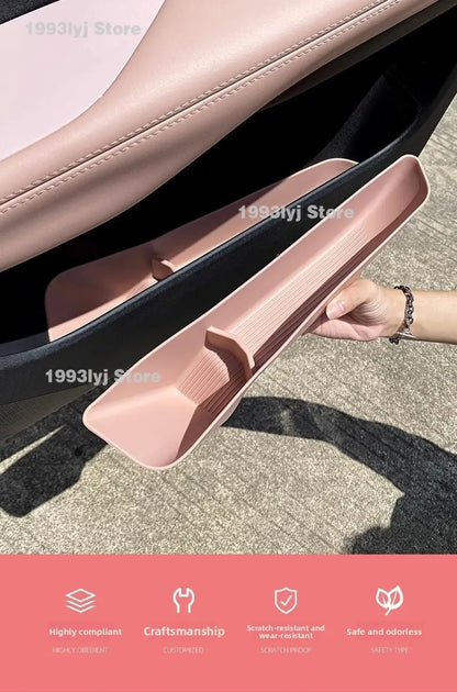 For BYD Seagull Car Door Storage Slots pad,Upgraded Accessories Interior Modification Dust-proof pad