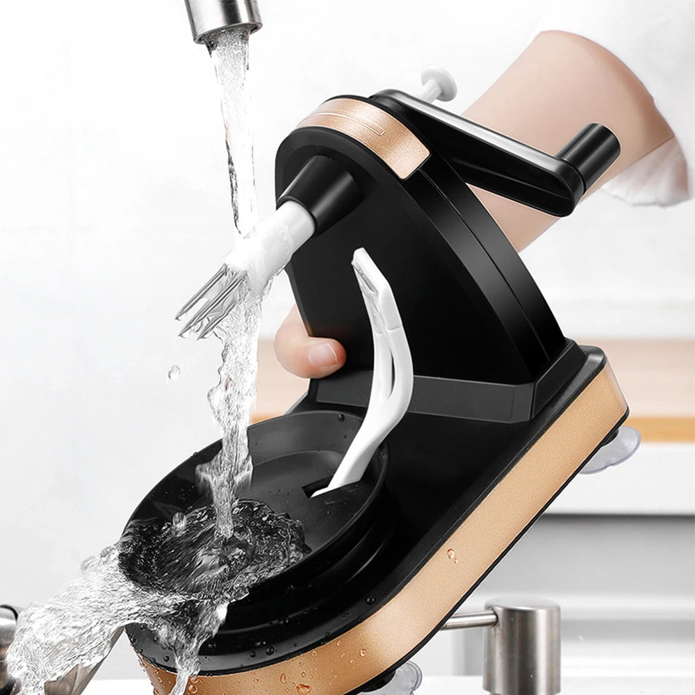 Hand-cranked Apple Pear Peeler Manual Melon Fruit Peeler Potato Automatic Kitchen Multifunctional Cutter Tool With Fruit Divider