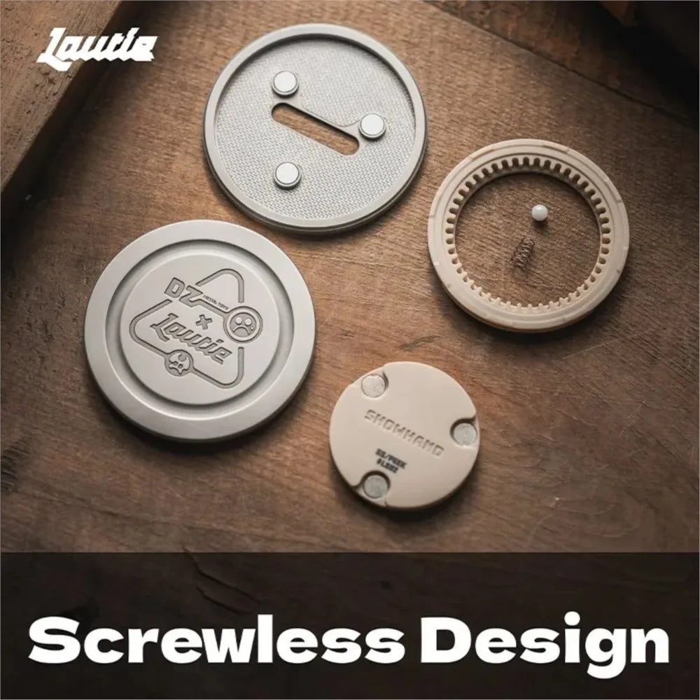 LAUTIE & DZ Co-Branded “Showhand” Pocket Haptic Coin Fidget Toy Anxiety Toy Desk Toy