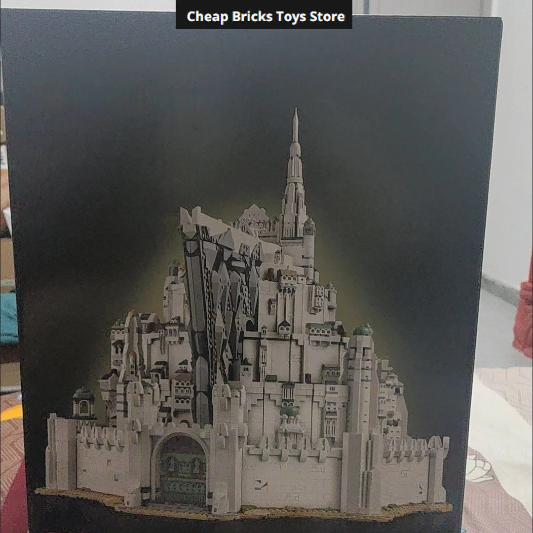 Cheapest 2026 Requiring Assembly 8278pcs Minas Tirith Bricks Building Blocks The City Capital Trendy Model Gifts for Adults Toys