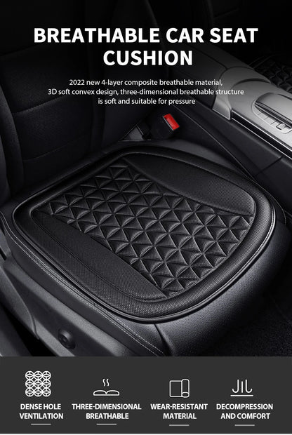 SEAMETAL 3D Car Seat Cover Breathable Auto Seat Cushion Convex Design for Heat Dissipation Sweatproof Universal Chair Protector