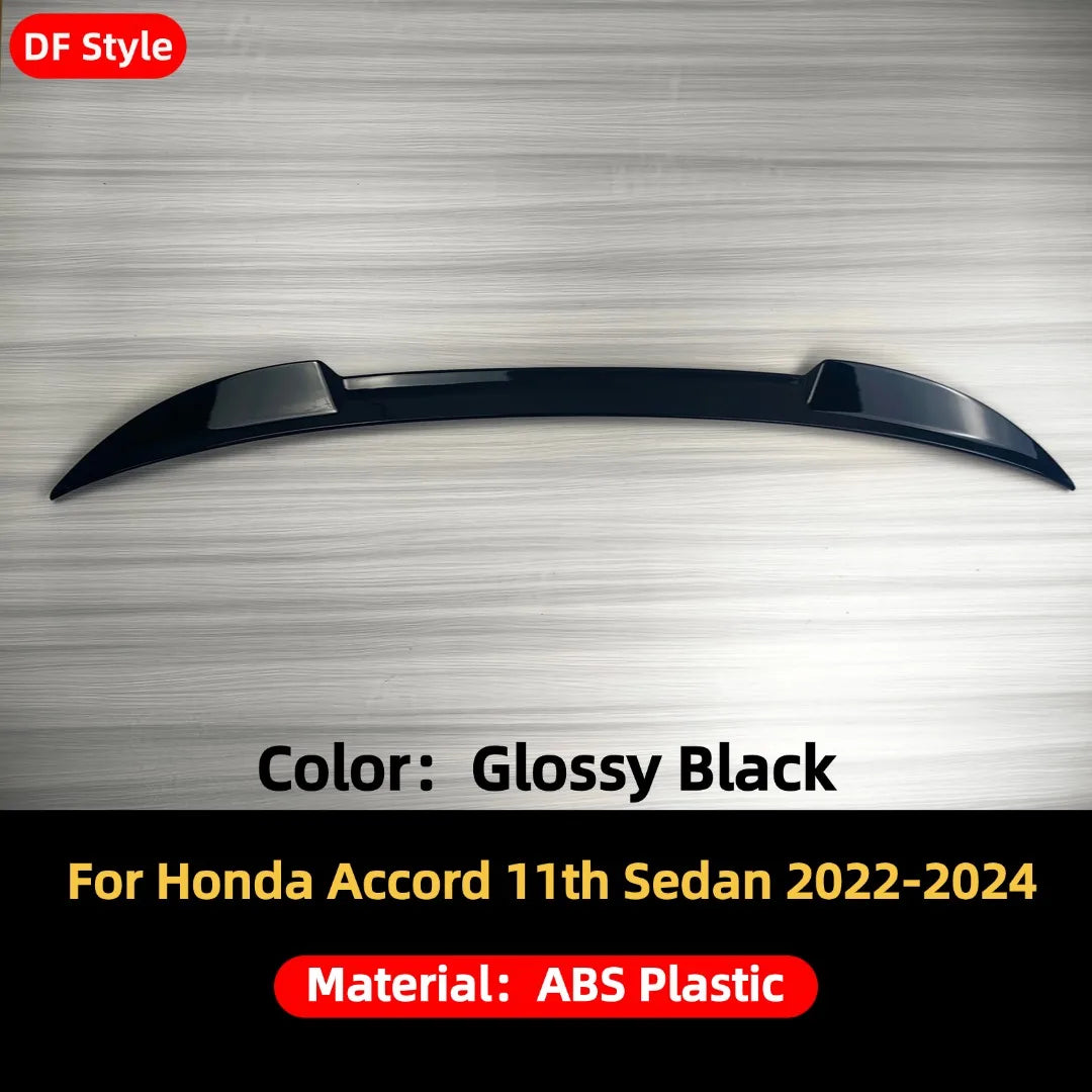 Air Deflector Boot Lip Rear Spoiler Wing Airfoil For Accord Honda 11th Gen Sedan 4 Door 2022-24 Car Styling Tuning Accessories
