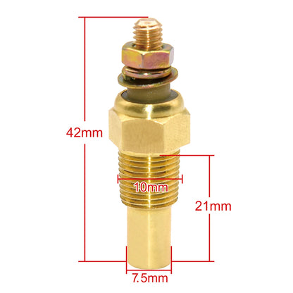 3 in 1 Car Gauge﻿ Water Temperature + Oil Pressure + Voltmeter 52mm Digital Red Backlight  Waterproof car gauge or with Sensor