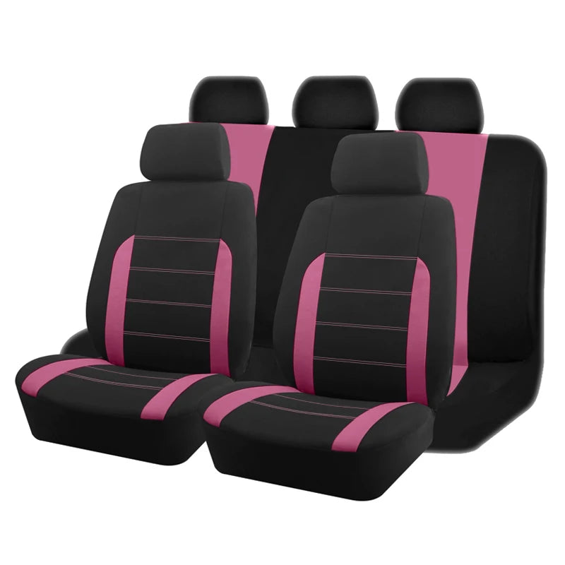 AUTOKING Universal Fabric Car Seat Covers Fit For Most Car SUV Truck Van Car Accessories Interior Seat Covers Car
