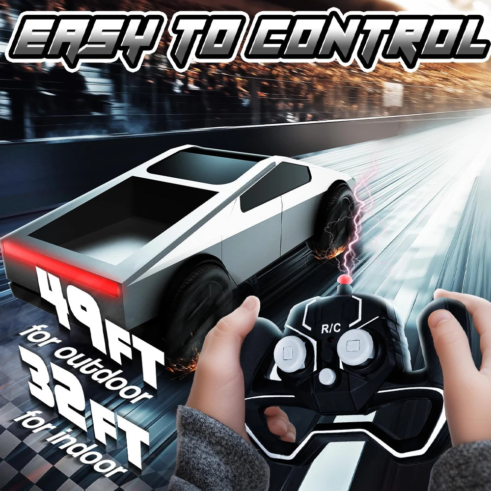Cyber Pickup Electric Remote Control Teslainger Car Racing Toy Car Electric Charger Sports Car Children's Boy Model