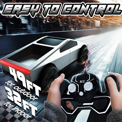 Cyber Pickup Electric Remote Control Teslainger Car Racing Toy Car Electric Charger Sports Car Children's Boy Model