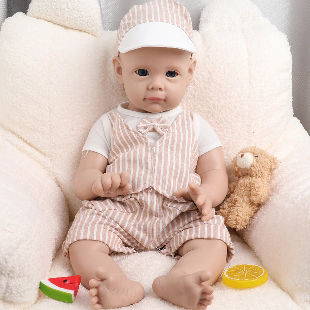 IVITA WB1583 19.68inch 4.29kg 100% Full Body Silicone Reborn Baby Doll Realistic Boy Unpainted Dolls DIY Blank Children Toys