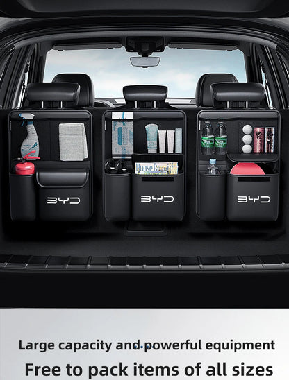 1pcs Car Trunk Storage Bag SUV Seat Back Hanging Tools Organizer Multifunctional Storage Bag for BYD Seal Atto3 S2 S6 S7 X Dream