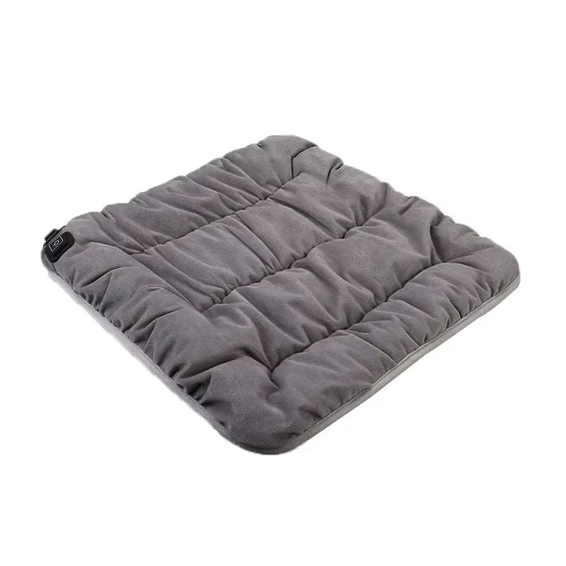 Adjustable Temperature Graphene Seat Cushion Car Winter Plush Seat Cushion 12V Universal Warm USB Electric Heating Seat Cushion