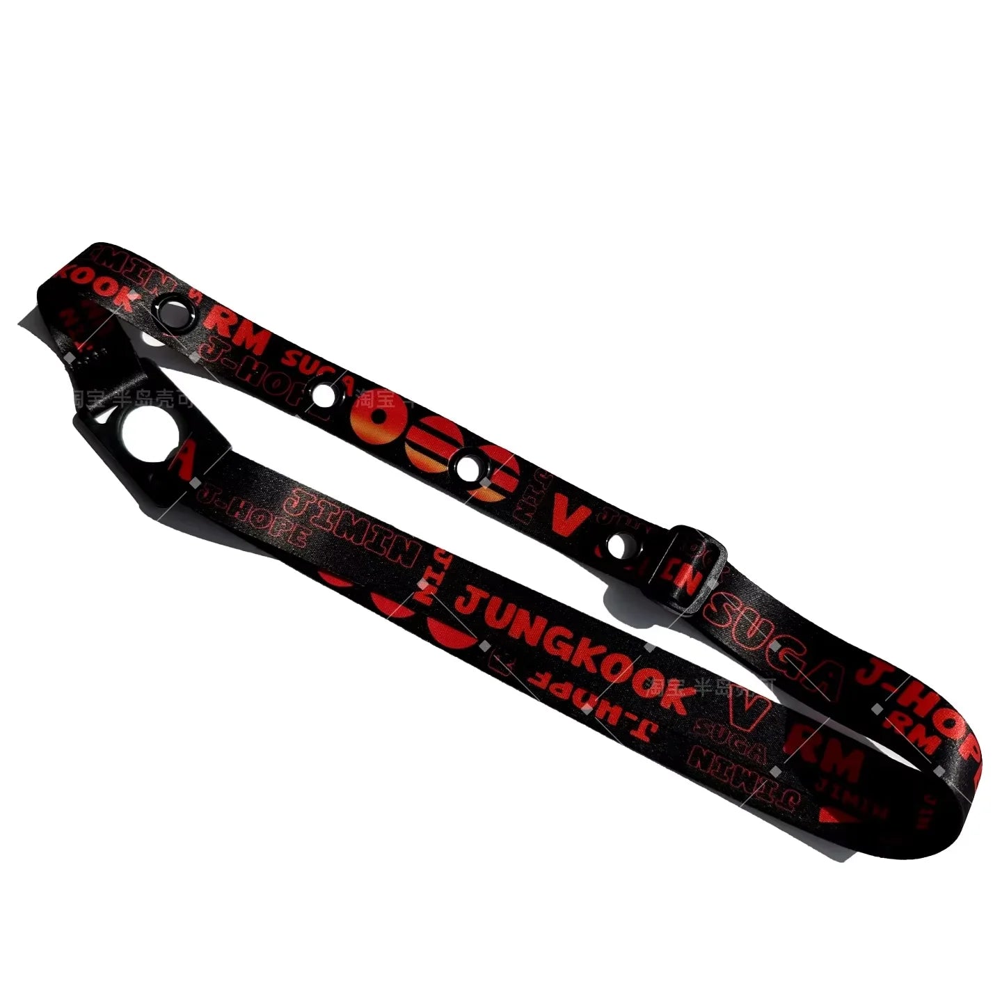 RJINHIT ARIRANG Crossbody Lanyard Adjustable Shoulder Strap Kpop Light Stick Card Holder Bead Chain Fan Concert Merch Gifts