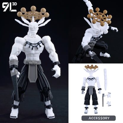 9L3D New 2025 Titan13 Fushiguro Desk Decoration LUCKY13 Mahoraga & Dogs T13 Multi-Jointed Dummy13 Stop Motion Animation For Fans