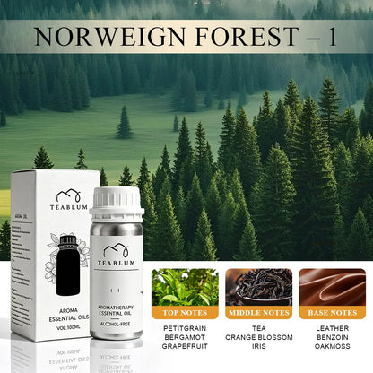 TEABLUM 100ML Aromatic Hotel Essential Oil Hotels Home Air Freshener Pure Plant Essential Oil Alcohol Free for Electric Diffuser