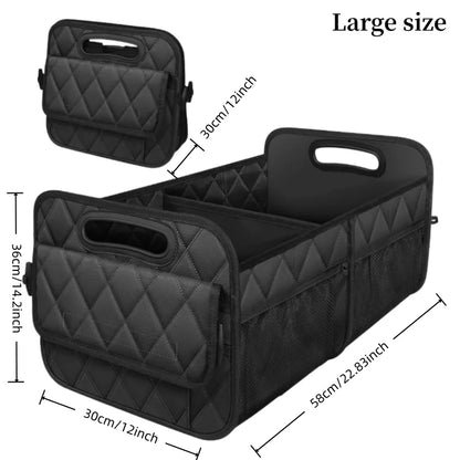 Car Trunk Organizer For Suv Waterproof Polyester Auto Storage Organizer With 6 Pockets Car Accessories Interior