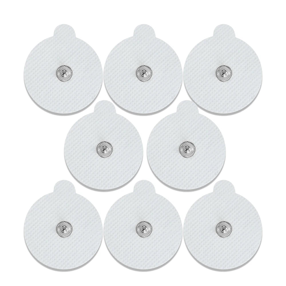 50/100pcs Round TENS EMS Electrode Pads for Pulse Electric Digital Massage Machine Gel Slimming Muscle Stimulation Patches