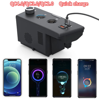 LOYEUANR Car Charger for VW Tiguan Prototype / Golf Plus Cigarette Modified Quick Charging for iPhone Xiaomi HUAWEI Mobile Phone