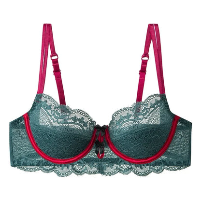 Plus Size Minimizer Bra Set DE Cup Large Bust Thin Cup Soft Underwire Anti Sagging No Show Breathable Daily Lingerie Underwear