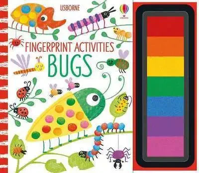 Children Fingerprinting Books with Rubber Stamps Ink Pad kids Activities Doodling Book Animal Garden Kindergarten DIY Craft Toy