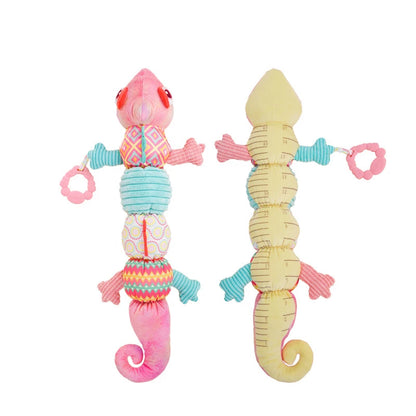 Plush Crocodile Baby Rattle Toy - Stuffed Soft Animal Sensory Infant Educational Interactive Activity Toy