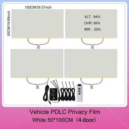 Automotive PDLC Smart Film for Car Windows | Switchable Privacy Glass Tint | Electric Smart Tint Film