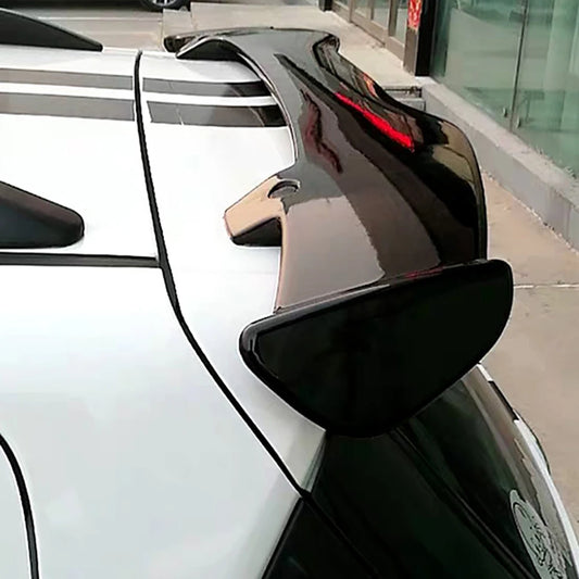 Universal Car Tail Wing Tow Door Car Modification Carbon Fibre Top Wing Trunk Horizontal Spoiler Plate Decorative Fixed Wing