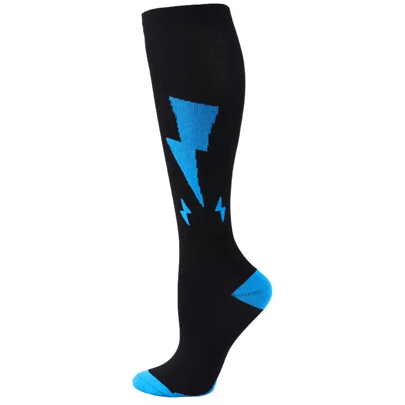 58 Styles Compression Socks 30 Mmhg Heart Star Stripe Socks New Unisex Golfs Tube Thigh Men Outdoor Long Pressure Stockings
