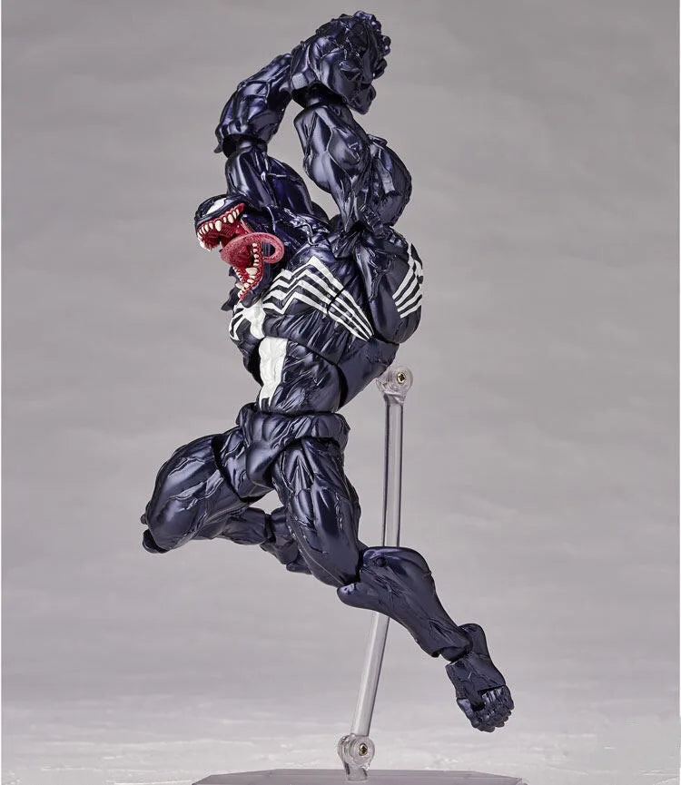AMAZING YAMAGUCHI Carnage Venom Spider Man Marvel legends Action Figure Joint Movable Change Face Statue Model kids for Toy Gift