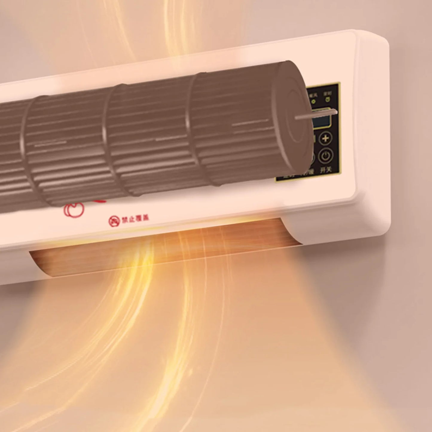 Wall Mounted Heating Machine Waterproof Time Setting Small Air Conditioner CN Plug 220V