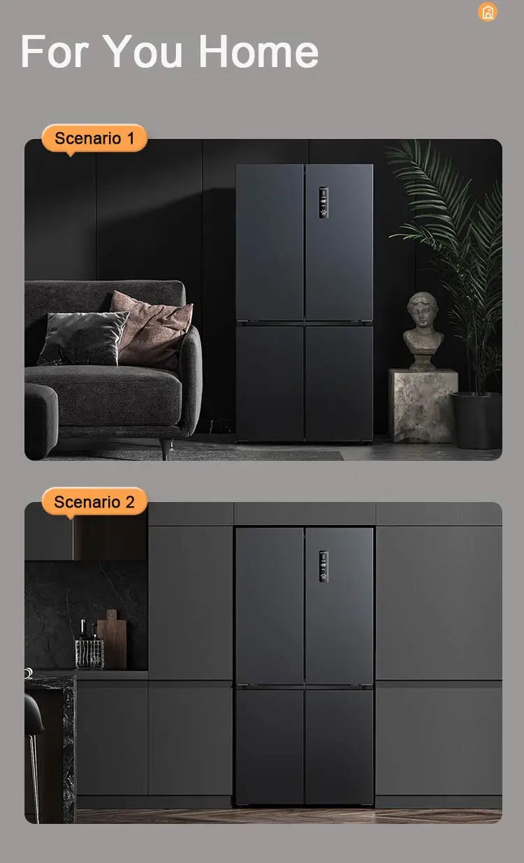 OEM storage commercial four door refrigerator, bottom freezer, household refrigerator